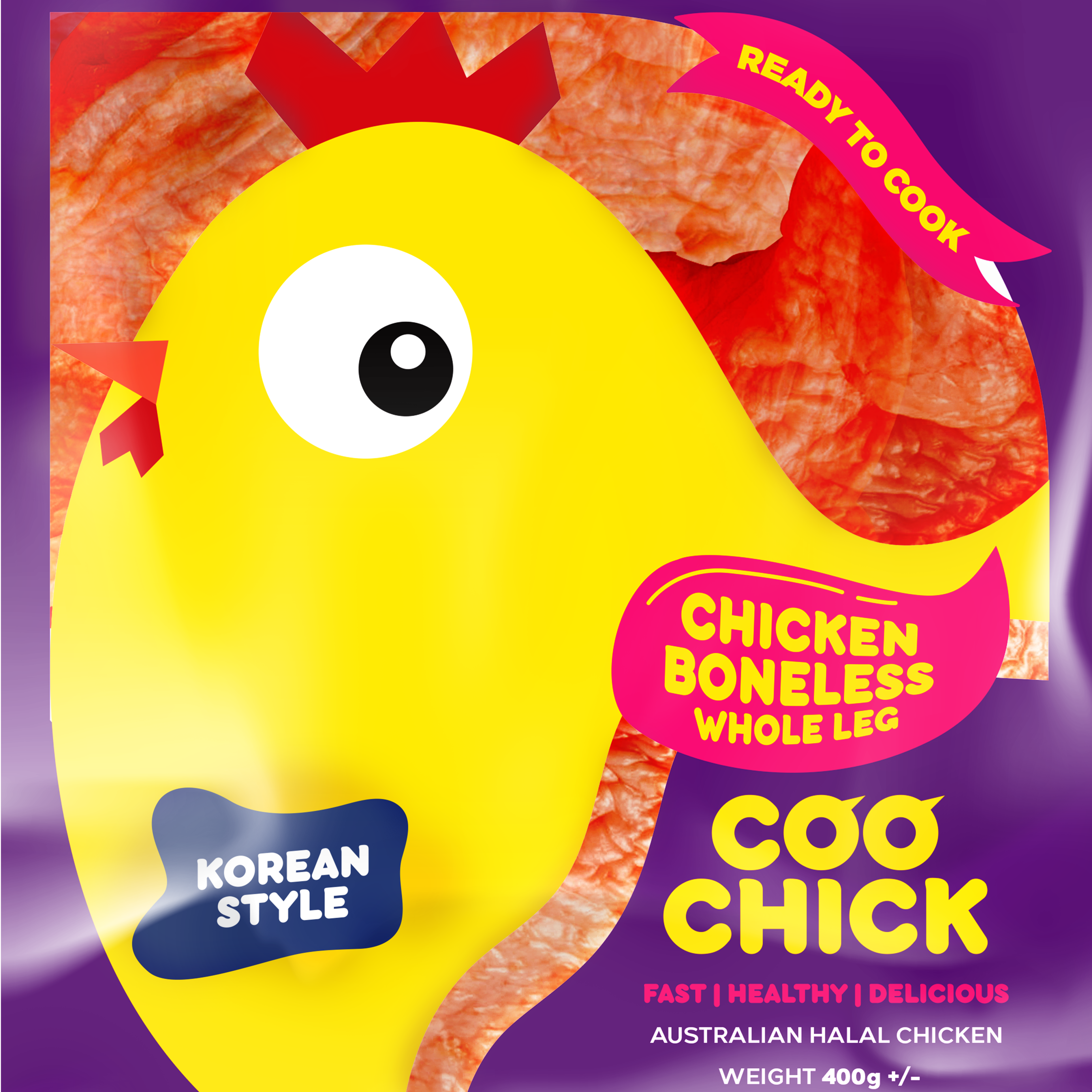 Korean Style Boneless Chicken Whole Leg