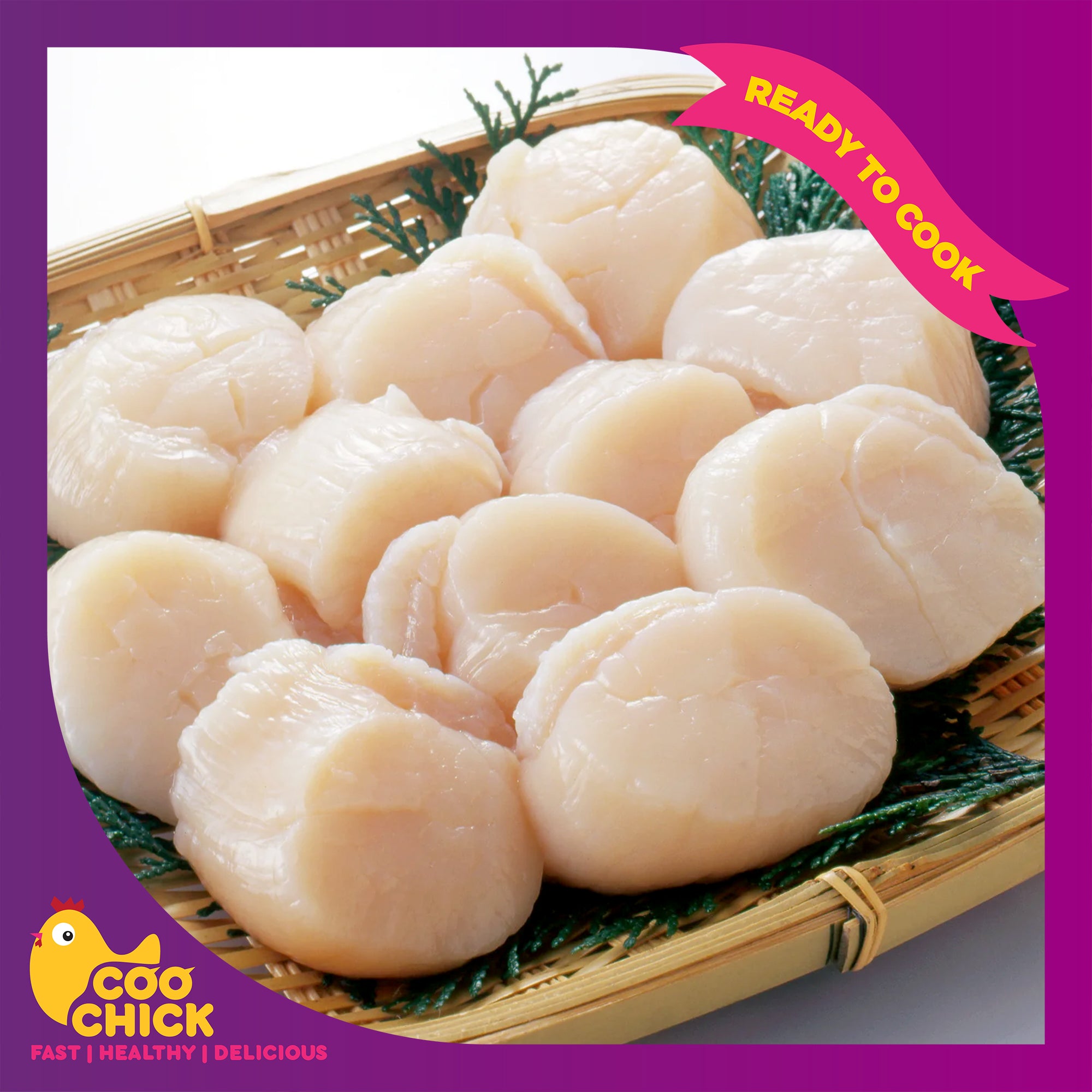 Scallops Roe Off Japanese Premium Scallop Roe Off 300g – CooChick Australia
