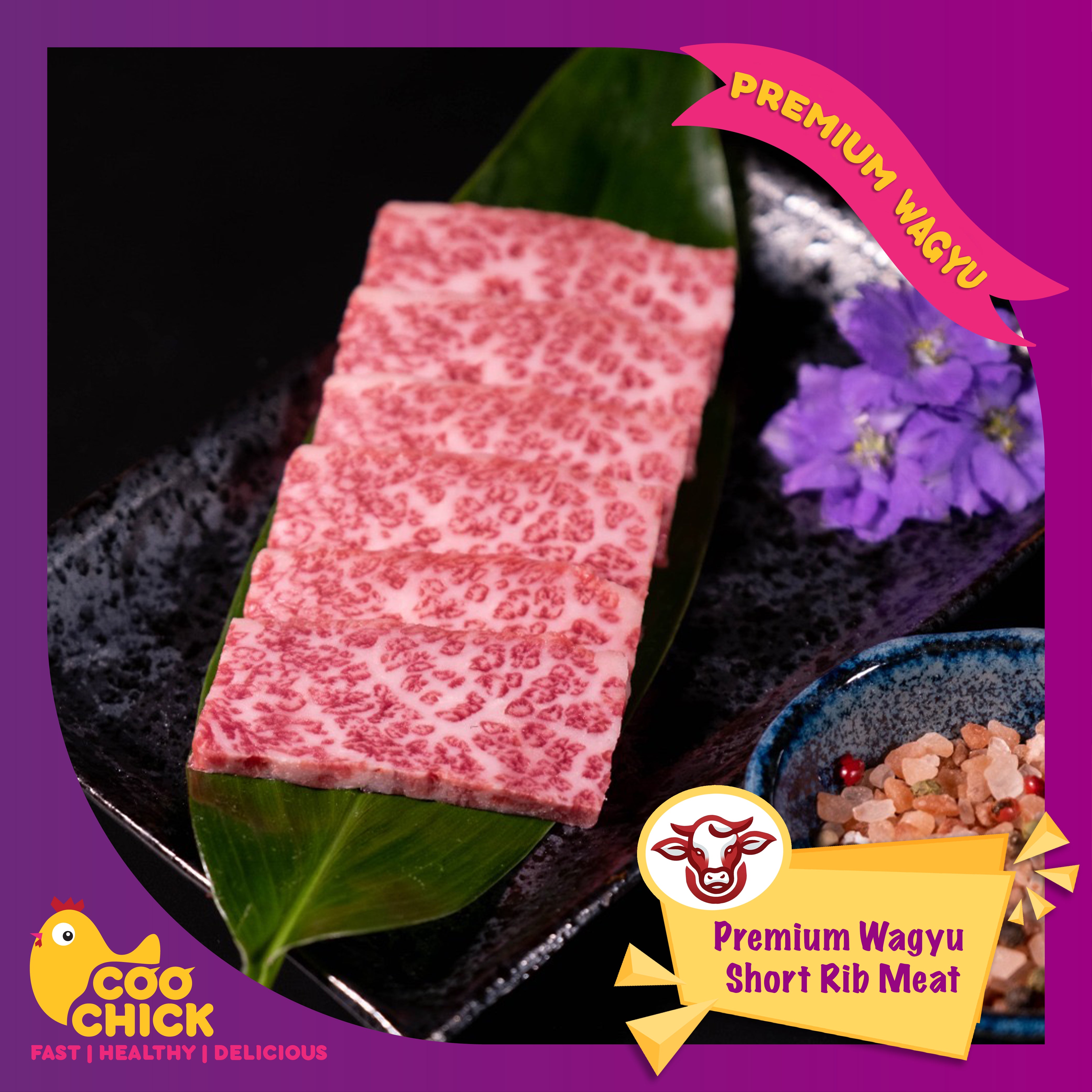 Australian Premium Wagyu Short Rib Meat 150g – CooChick Australia