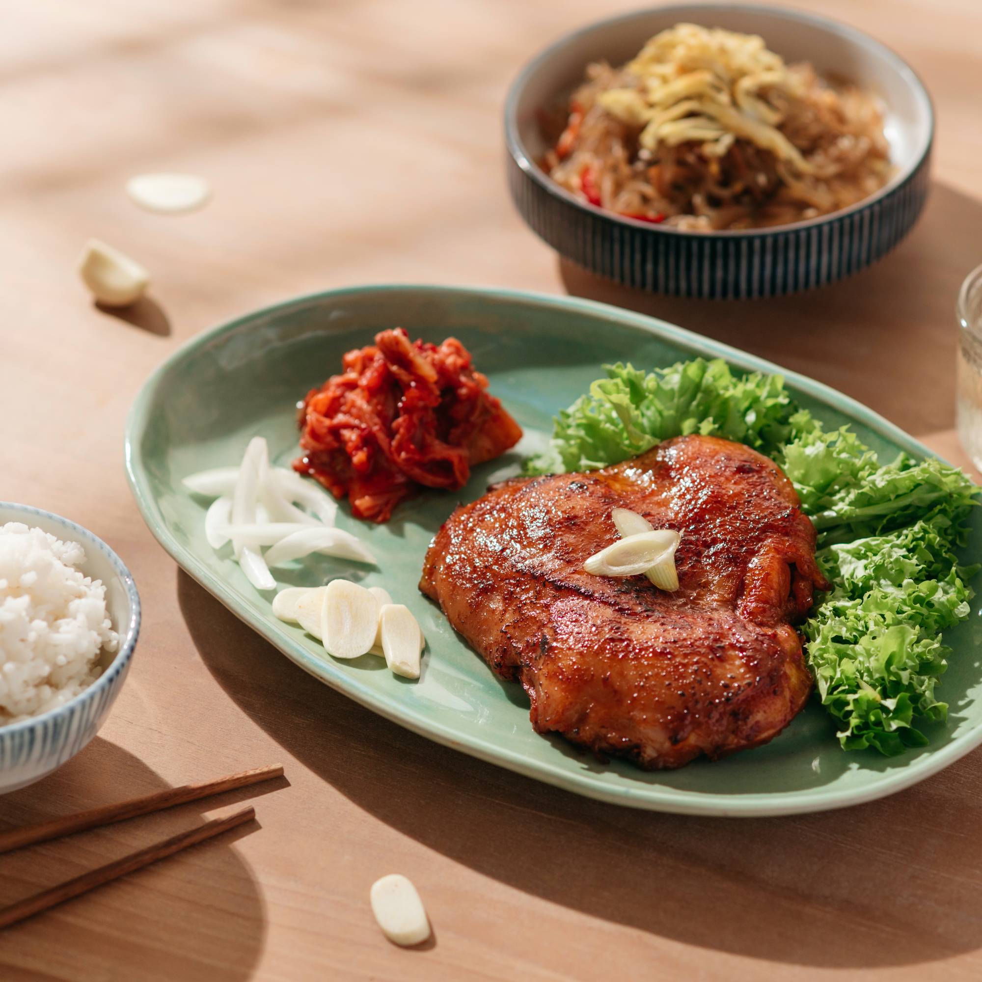 Korean Style Boneless Chicken Whole Leg